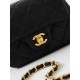 Replica perfetta Borsa Mini Flap AS4946 nera Imitazione Outlet Online