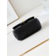 Replica perfetta Borsa Mini Flap AS4946 nera Imitazione Outlet Online