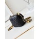 Replica perfetta Borsa Mini Flap AS4946 nera Imitazione Outlet Online