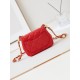 Migliore Repliche Borsa Mini Flap AS4946 rossa Economiche Outlet Online