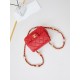 Migliore Repliche Borsa Mini Flap AS4946 rossa Economiche Outlet Online