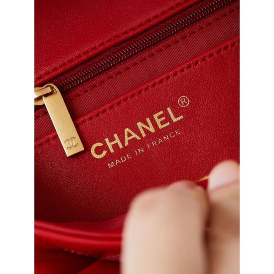 Migliore Repliche Borsa Mini Flap AS4946 rossa Economiche Outlet Online