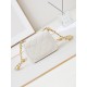 Miglior Falso Borsa Mini Flap AS4946 bianca Economiche Premium