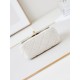 Miglior Falso Borsa Mini Flap AS4946 bianca Economiche Premium