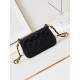 Migliore Repliche Borsa Mini Flap AS4947 nera Economiche Outlet Online