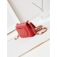 Replica perfetta Borsa Mini Flap AS4947 rossa Imitazione Outlet Online