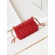 Replica perfetta Borsa Mini Flap AS4947 rossa Imitazione Outlet Online