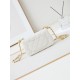 Miglior Falso Borsa Mini Flap AS4947 bianca Economiche Premium