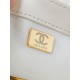 Miglior Falso Borsa Mini Flap AS4947 bianca Economiche Premium