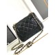 Miglior Falso Borsa Mini con patta nera AS4384 Economiche Premium