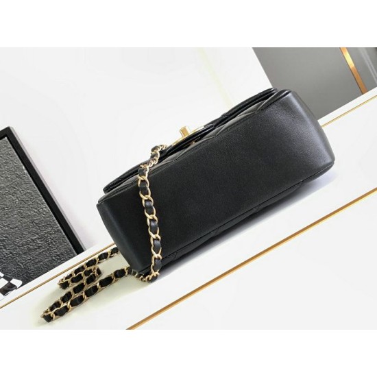 Miglior Falso Borsa Mini con patta nera AS4384 Economiche Premium