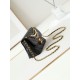 Replica perfetta Borsa mini con patta nera AS4986 Imitazione Outlet Online