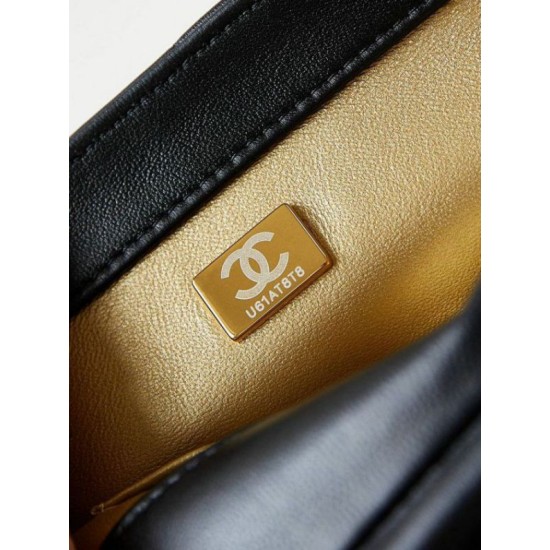 Replica perfetta Borsa mini con patta nera AS4986 Imitazione Outlet Online