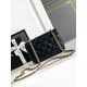 Replica perfetta Mini Flap Bag Nero AS5026 Imitazione Outlet Online