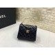 Miglior Falso Mini pochette con manico con catena nera AP2945 Economiche Premium
