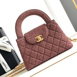 Migliore Repliche Borsa Mini Kelly Denim arancione AS4416 Economiche Outlet Online