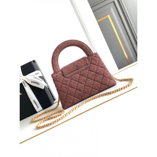 Migliore Repliche Borsa Mini Kelly Denim arancione AS4416 Economiche Outlet Online