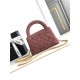 Migliore Repliche Borsa Mini Kelly Denim arancione AS4416 Economiche Outlet Online
