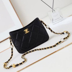 Replica perfetta Borsa Mini a tracolla AS4948 nera Imitazione Outlet Online