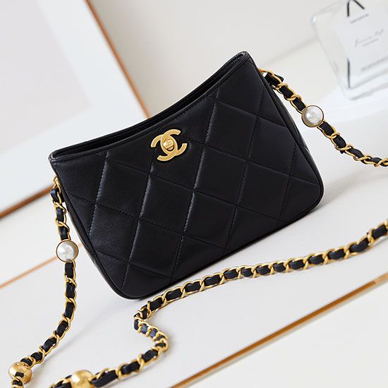 Replica perfetta Borsa Mini a tracolla AS4948 nera Imitazione Outlet Online