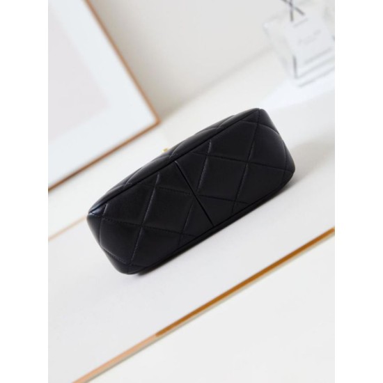 Replica perfetta Borsa Mini a tracolla AS4948 nera Imitazione Outlet Online
