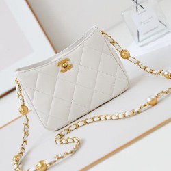 Replica perfetta Borsa Mini a tracolla AS4948 bianca Imitazione Outlet Online