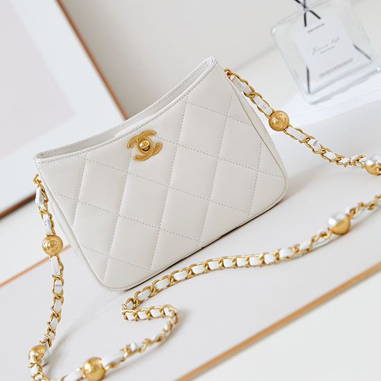 Replica perfetta Borsa Mini a tracolla AS4948 bianca Imitazione Outlet Online