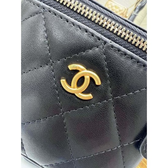 Replica perfetta Borsa Mini Vanity Case AP1147 nera Imitazione Outlet Online