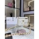 Migliore Repliche Borsa Mini Vanity Case AP1147 bianca Economiche Outlet Online