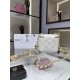 Migliore Repliche Borsa Mini Vanity Case AP1147 bianca Economiche Outlet Online