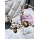 Migliore Repliche Borsa Mini Vanity Case AP1147 bianca Economiche Outlet Online