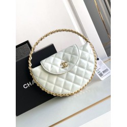 Migliore Repliche Pochette in vernice bianca AP3585 Economiche Outlet Online
