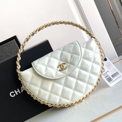 Migliore Repliche Pochette in vernice bianca AP3585 Economiche Outlet Online