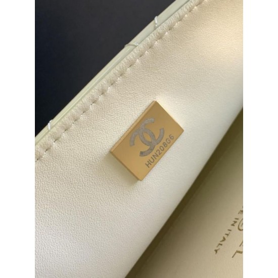 Repliche Pochette in vernice bianca AP3585 Imitazioni Premium Migliore Repliche Pochette in vernice bianca AP3585 Economiche Outlet Online