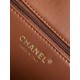 Replica perfetta Borsa con patta in pelle di agnello shearling AS5149 Marrone Imitazione Outlet Online