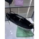 Migliore Repliche Borsa Shiny Lambskin 31 Mini Shopping AS4133 nera Economiche Outlet Online