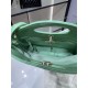 Miglior Falso Shiny Lambskin 31 Mini Shopping Bag AS4133 Verde Economiche Premium