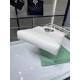 Miglior Falso Borsa Shiny Lambskin 31 Mini Shopping Bag AS4133 Bianco Economiche Premium