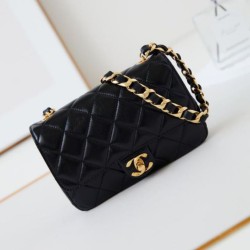 Perfette Qualità Repliche Borsa a tracolla AS5123 Nera Imitazione