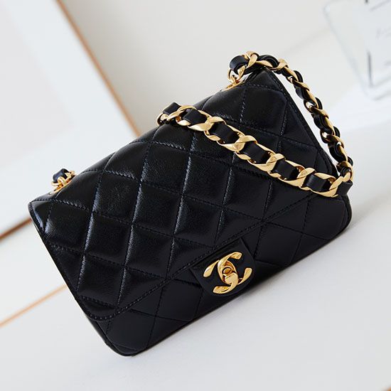 Perfette Qualità Repliche Borsa a tracolla AS5123 Nera Imitazione