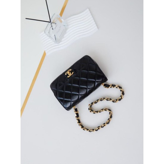 Perfette Qualità Repliche Borsa a tracolla AS5123 Nera Imitazione