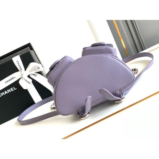 Perfette Qualità Repliche Zaino piccolo viola AS3787 Imitazione