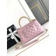 Miglior Falso Borsa piccola con manico in cocco A92990 Rosa Economiche Premium