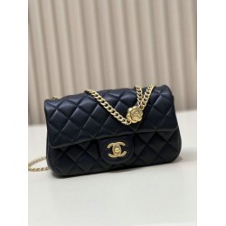 Perfette Qualità Repliche Borsa piccola con patta nera AS4041 Imitazione Migliore Repliche Borsa piccola con patta nera AS4041 Economiche Outlet Online