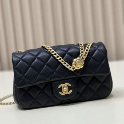 Migliore Repliche Borsa piccola con patta nera AS4041 Economiche Outlet Online