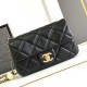 Miglior Falso Small Flap Bag Nero AS4861 Economiche Premium