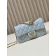Miglior Falso Borsa piccola con patta blu AS4041 Economiche Premium