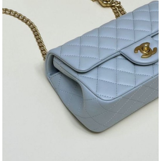 Miglior Falso Borsa piccola con patta blu AS4041 Economiche Premium