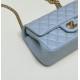 Miglior Falso Borsa piccola con patta blu AS4041 Economiche Premium