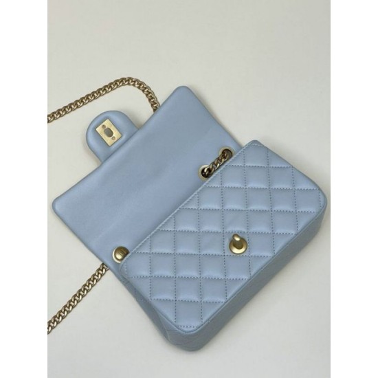 Miglior Falso Borsa piccola con patta blu AS4041 Economiche Premium